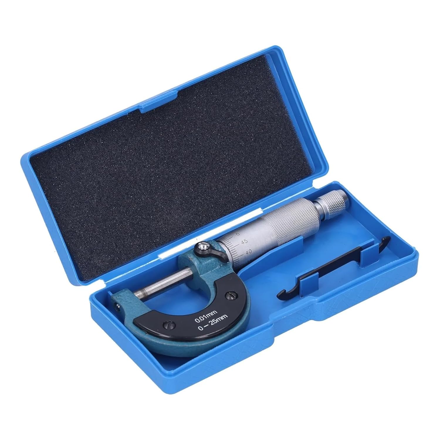 Micrometer 0‑25MM 0.01mm Micrometer Thread Scale Outside Diameter Micrometer Measuring Tool Machinist Tool