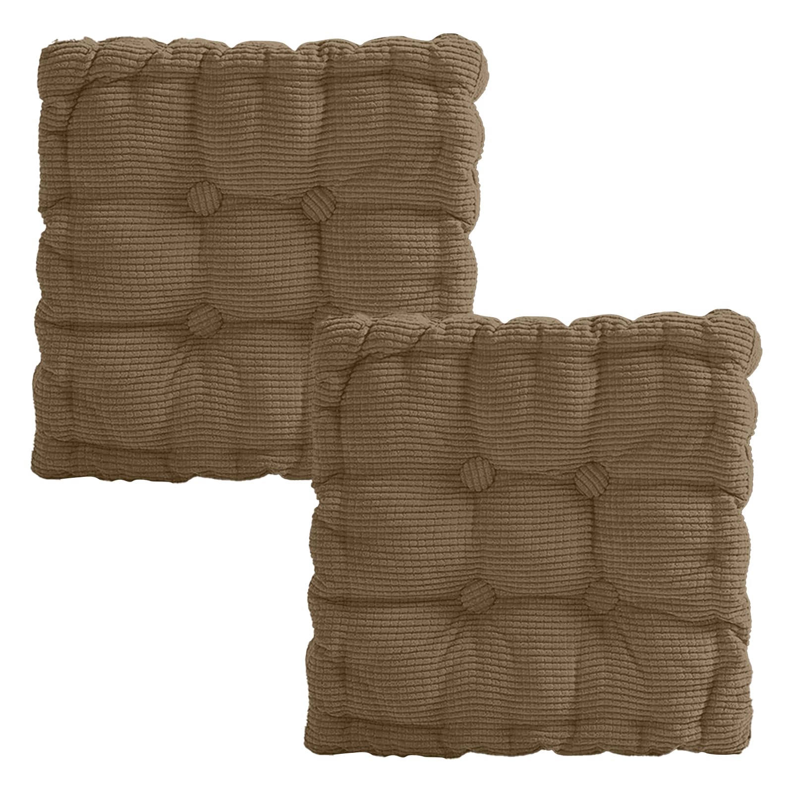 Cojines para silla de terraza y balcón juego de 2 asientos cómodos de 40x40 cm