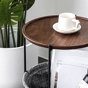 Amazon｜カフェ クリエイティブサイドテーブルラウンドコーヒー