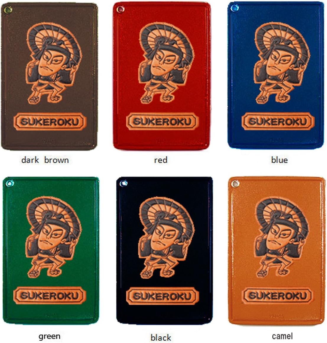 Samurai Leather Pass/ID/Credit/Card Holder/CaseVANCA Handmade in Japan