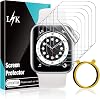LϟK 6 Pack Screen Protector for Apple Watch 38mm Series 3 2 1 - HD Clear Case Friendly Bubble Free No Lifted Edges Not Wet Application Flexible TPU Soft Film - iWatch 38mm Series 3 2 1 - Clear