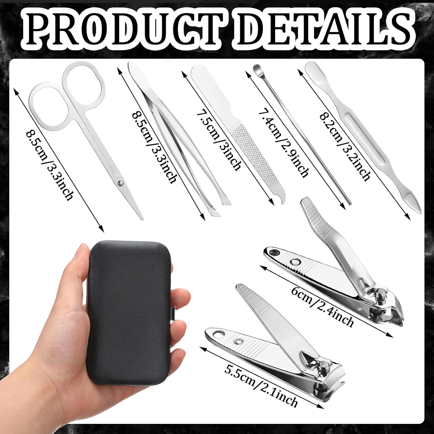 5 Sets Baby Shower Prizes for Winners Men Small Bottle Opener, Mini Screwdriver Keychain, Flashlight Pen, Tote Bag and Nail Clipper Set Party Favor Gift for Men Winner Bachelor Party(Black)
