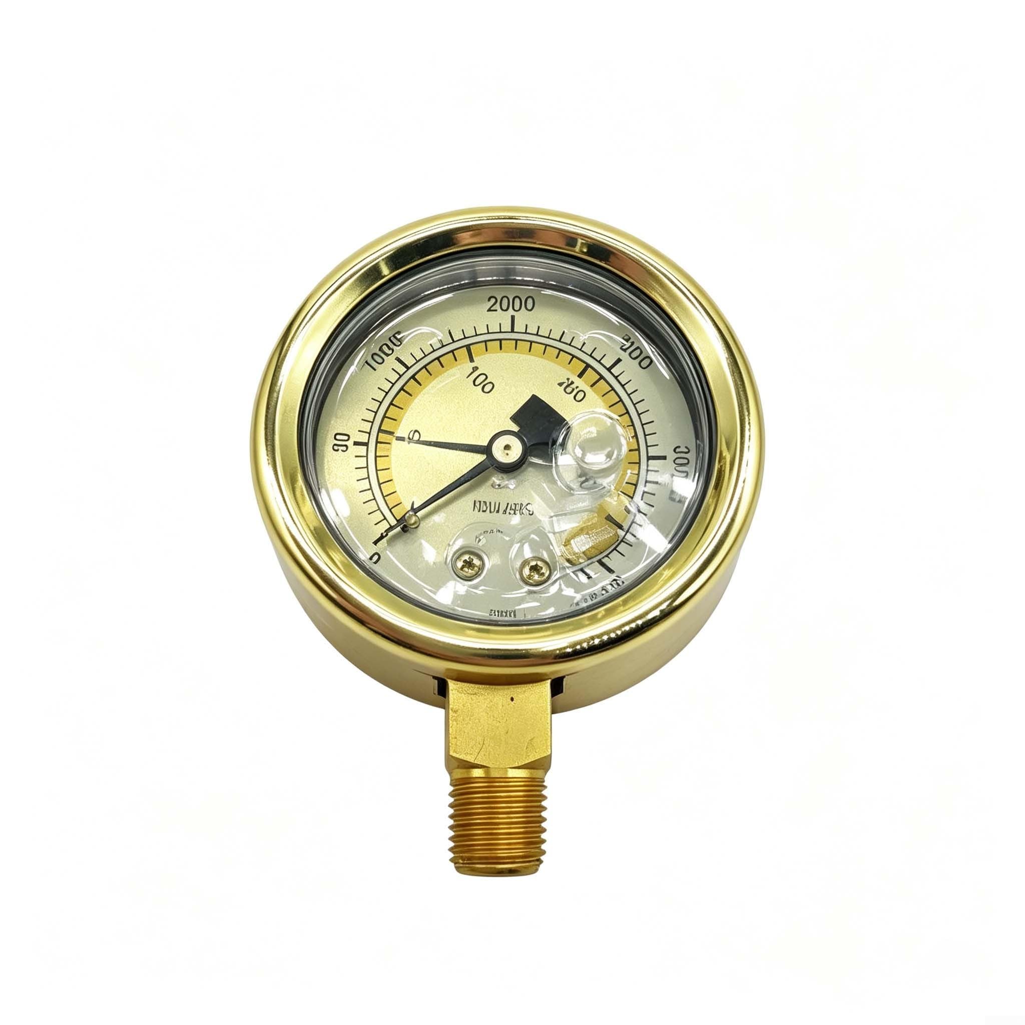 Manometro idraulico 0-400 Antivari 5800 PSI vibrazione resistente metallo