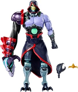 Masters of the Universe: Revolution Masterverse Skeletor Action Figure, Collectible with 30 Articulations & Posable Techno Havoc Arm, MOTU Toy