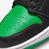 Nike 553558-065 Air Jordan 1 Low Black/Lucky Green/White/Black