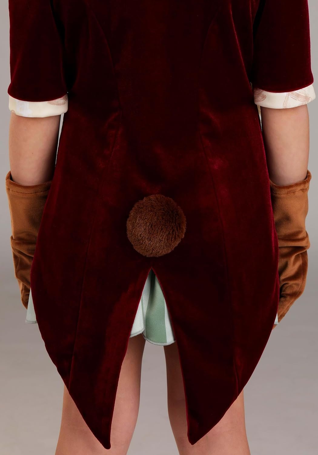 Kids Trendy March Hare Costume with Jacket Shorts Shirt Bow Tie and Bunny Ears Storybook Outfit for Halloween - Image 7