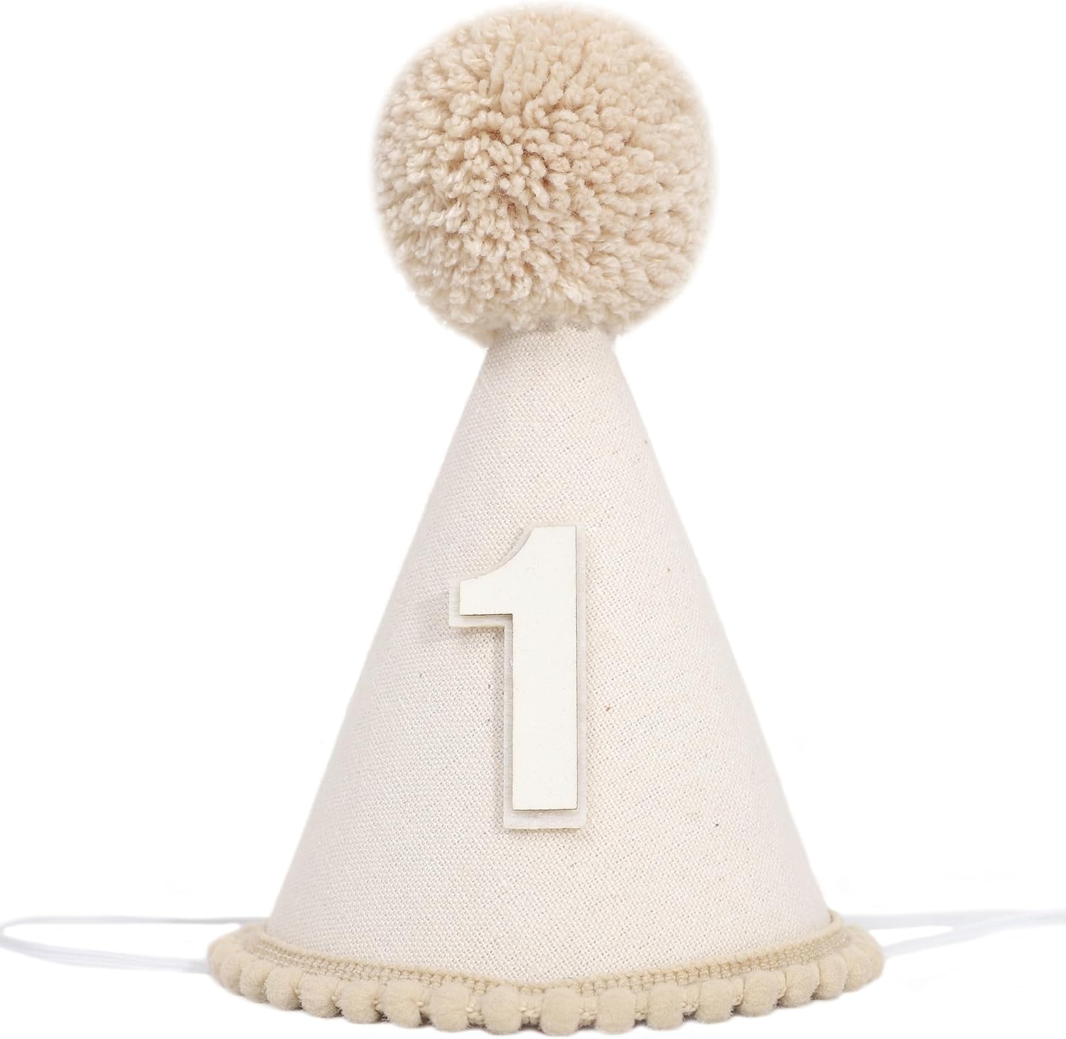 Boho First Birthday Hat-Natural 1st Birthday Boho Decorations,One Birthday Costume Headwear,Cake Smash Photo Prop