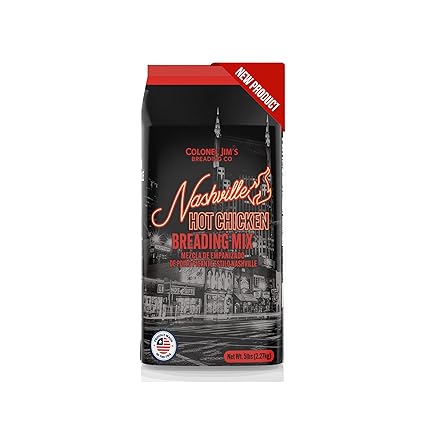 Colonel Jim's Nashville Hot Chicken Breading Mix, 5 lb (80