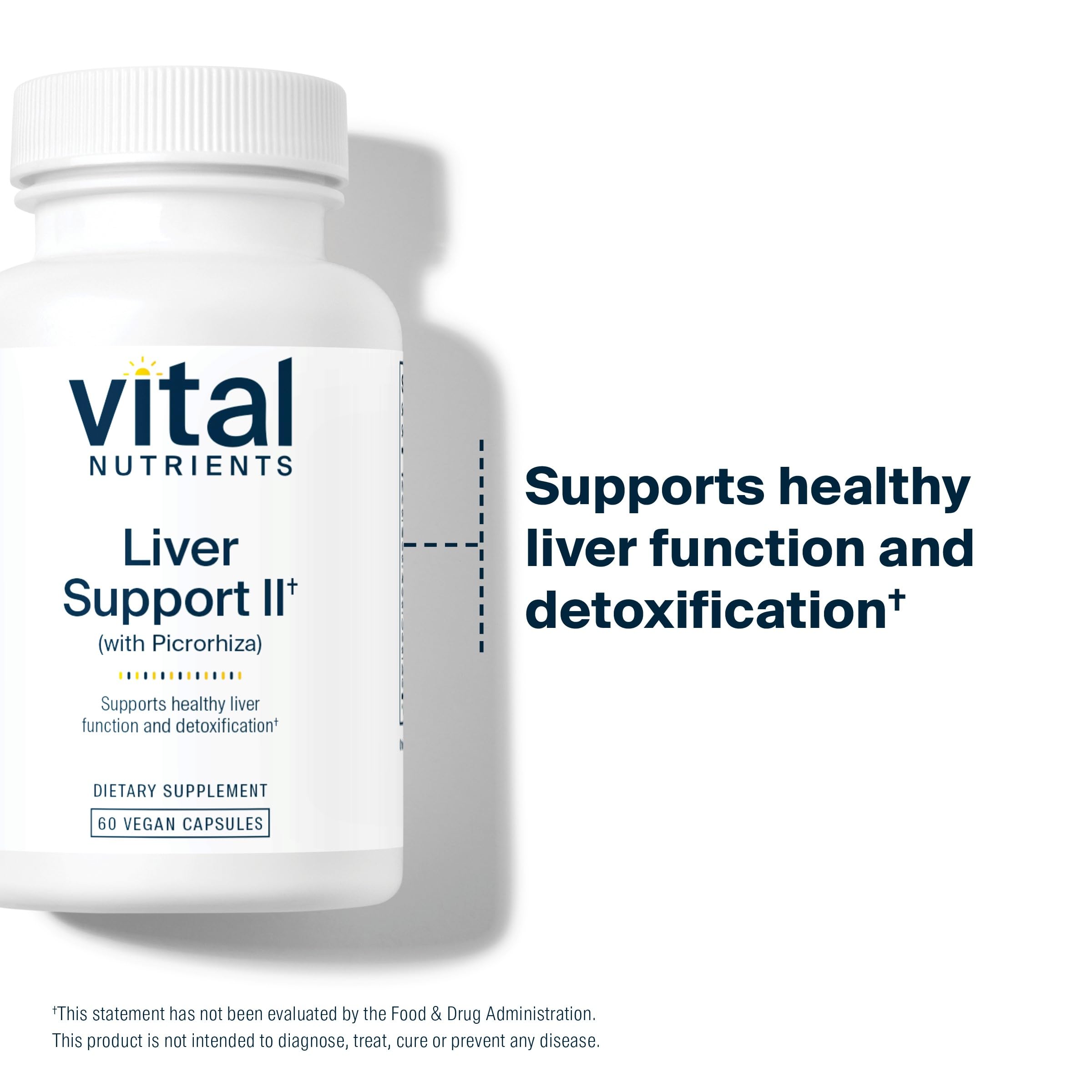 Vital Nutrients Liver Support II with Picrorhiza, Milk Thistle and Curcumin - Vegan Supplement - Herbal Combination to Support Healthy Liver Function* - Gluten, Dairy and Soy Free - 60 Capsules — Amazon image 5