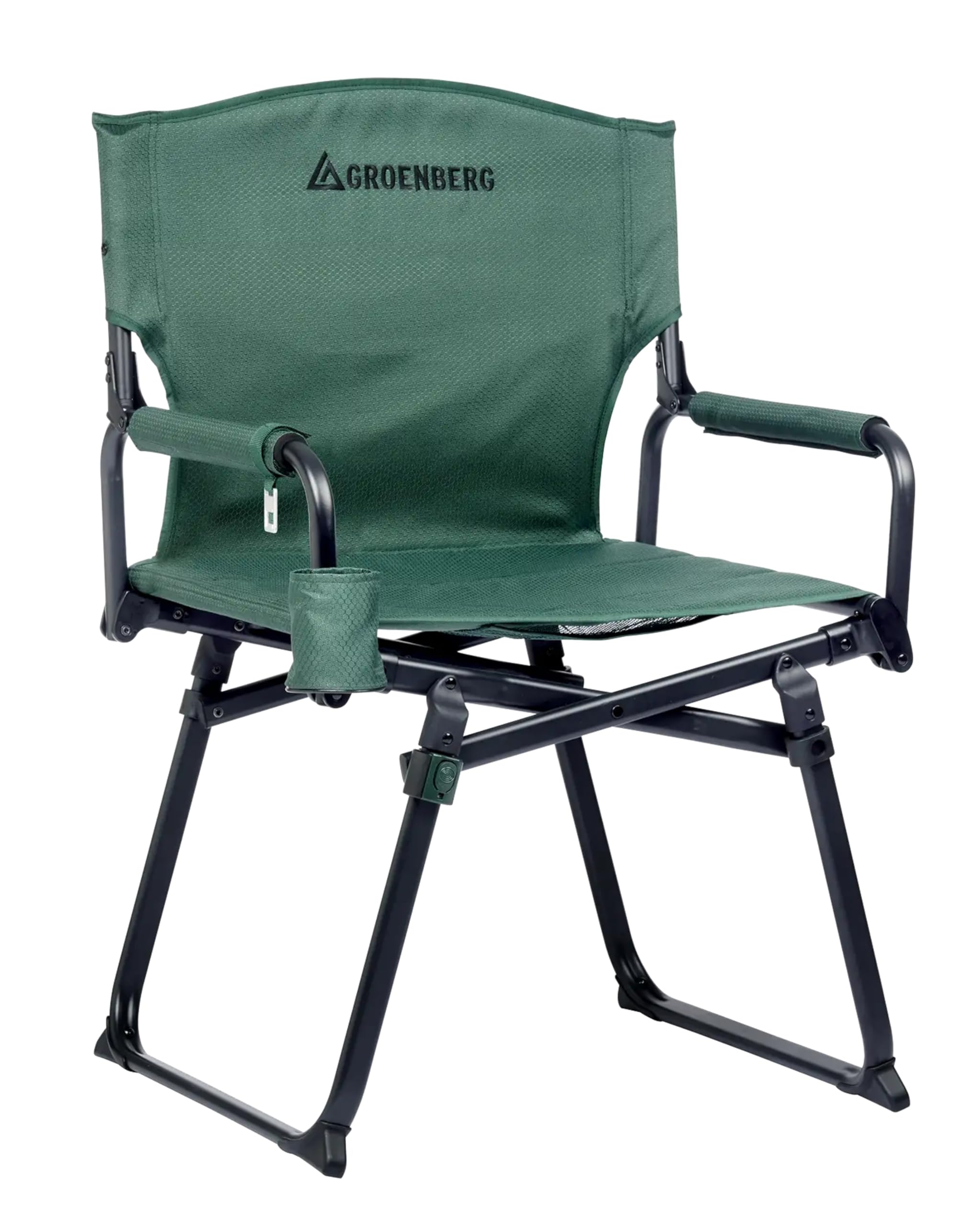 Lagom Regiestuhl I klappbarer Campingstuhl mit Armlehnen & Bambusrahmen I leicht, kompakt & belastbar bis 150 kg I ideal für Camping, Garten & Reisen