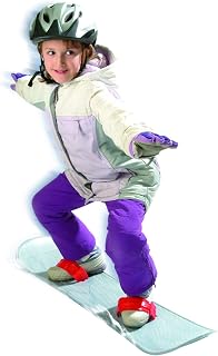 ESP 107cm Suprahero Kids Snowboard with Adjustable Bindings - Beginner Freestyle Starter Board Ages 5-15 Silver