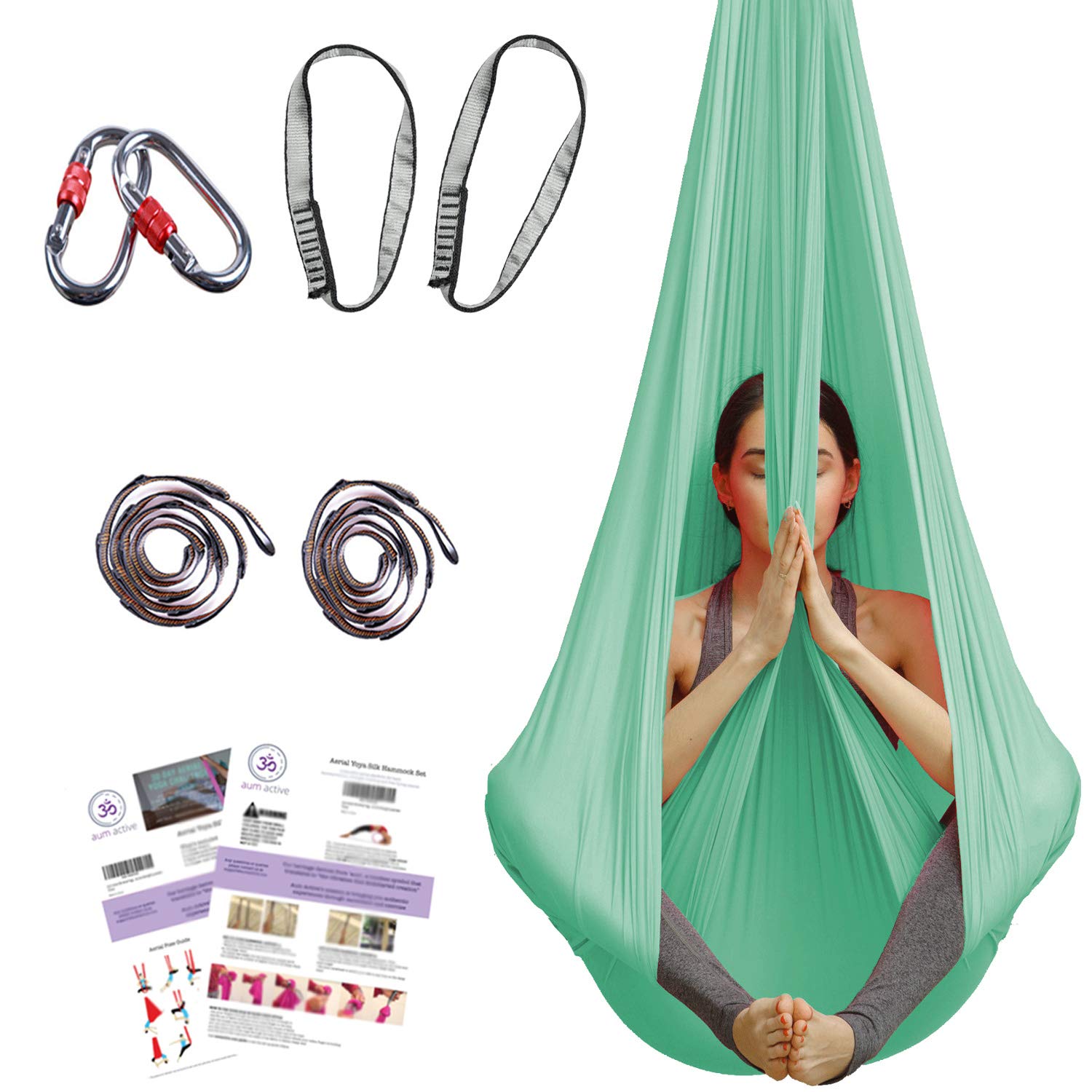 Buy aum active Aerial Yoga Hammock Premium Aerial Silk Yoga Swing for