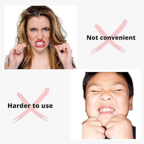 Miniatura 5 de Plackers Hilo dental Micro 12 con estuche de viaje, menta, paquete de 2