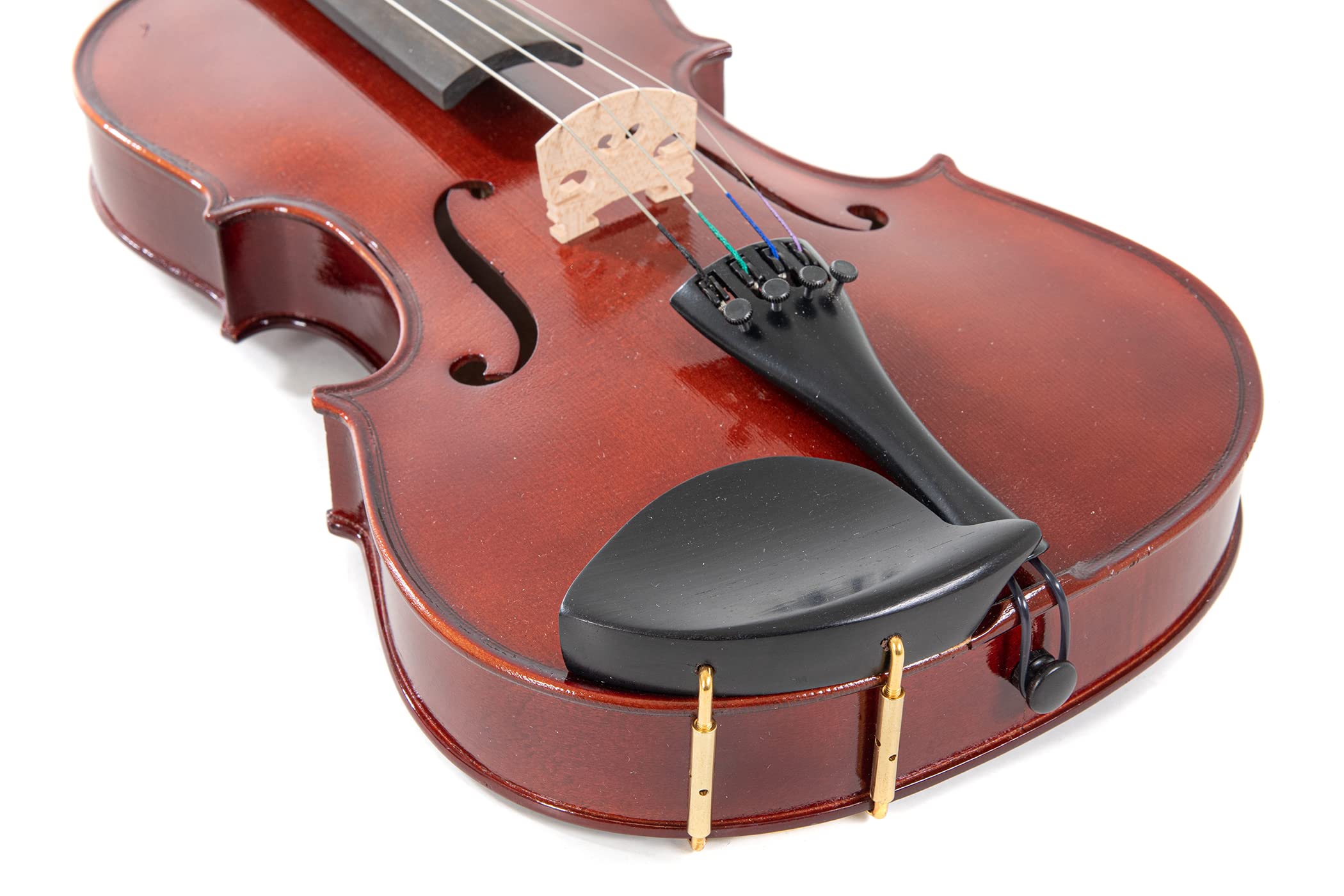PURE GEWA Set de viola EW Set de ébano - Viola 35,5 cm, Set listo para tocar incl. estuche, arco, colofonia, mentonera, afinador fino