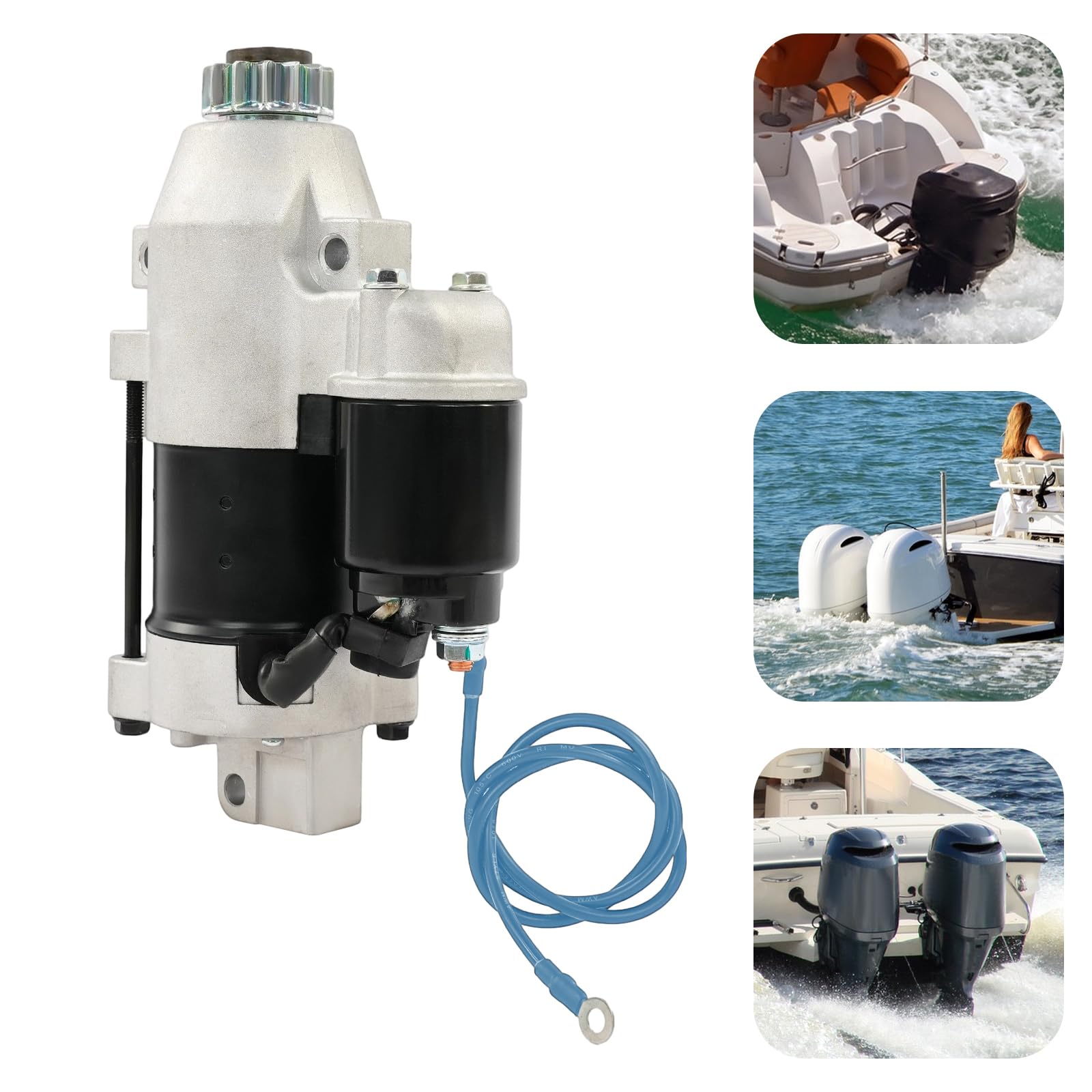 Avviamento motore fuoribordo da 1,4 KW, avviamento per motore fuoribordo a 4 tempi con 150-250 CV, per motori marini