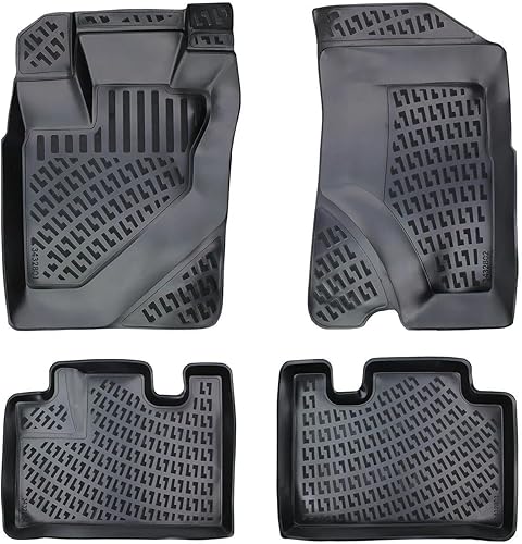 RizLiner Alfombrillas para automóvil Honda Accord 2018-2022, de ajuste personalizado, compatibles con Accord 2018-2022, 3D, medidas con láser, 1 y 2