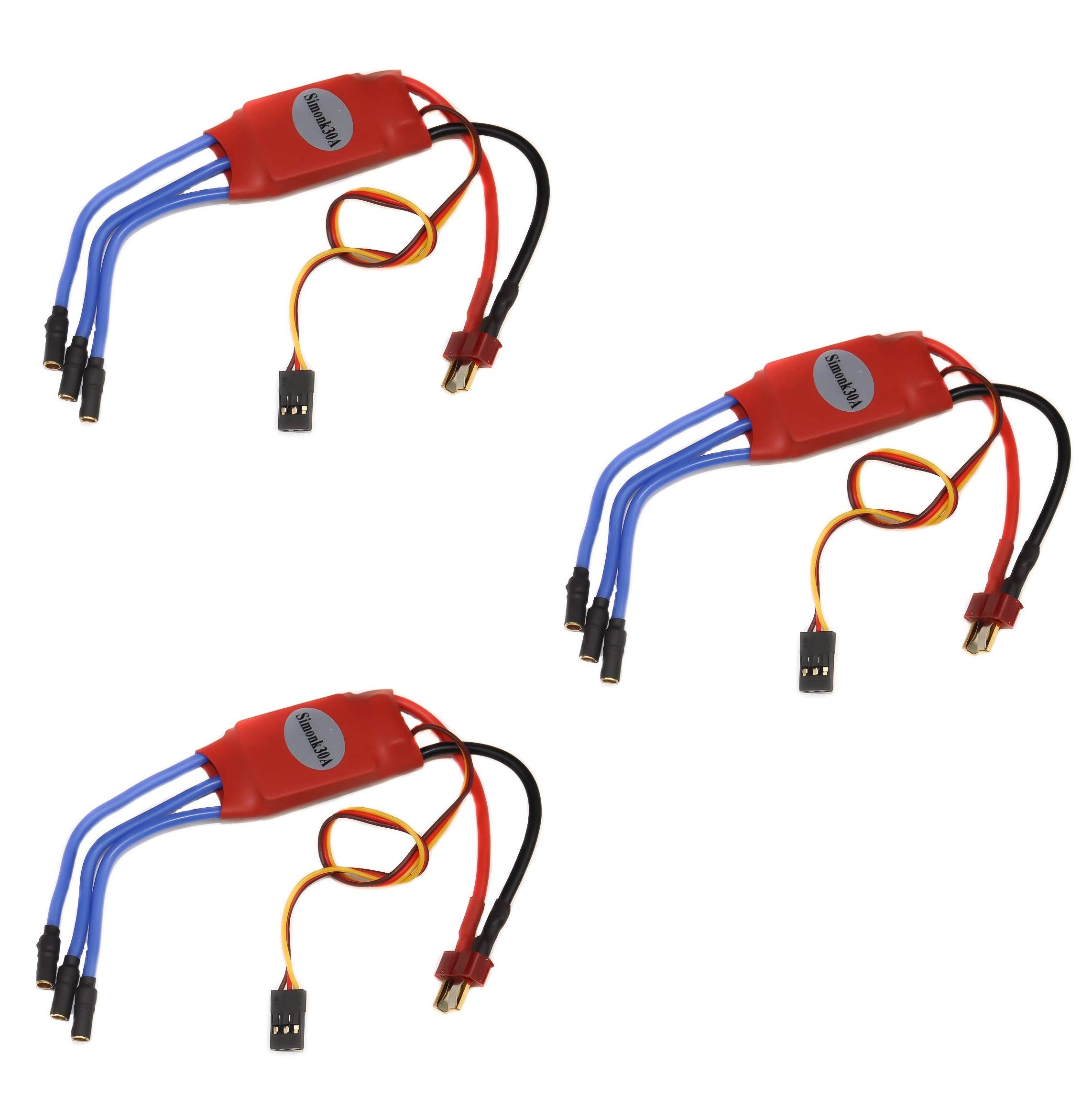 Robotbanao ESC 30A Simonk Brushless Motor Electronic Speed Controller Rc Bec Esc For Quadcopter Plane Helicopter (3 Pcs) (B08T78T3QJ) Amazon Price History, Amazon Price Tracker