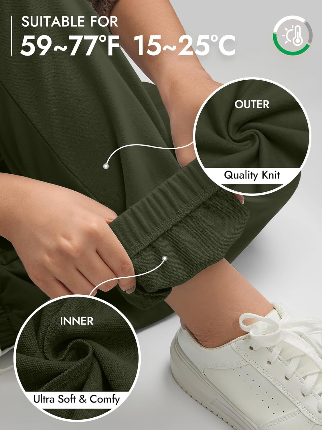 ATHMILE Sweatpants Women Baggy Lounge Pants Workout Gym Active High Waisted Comfy Joggers for Women Fall Clothes 2026 - Image 4