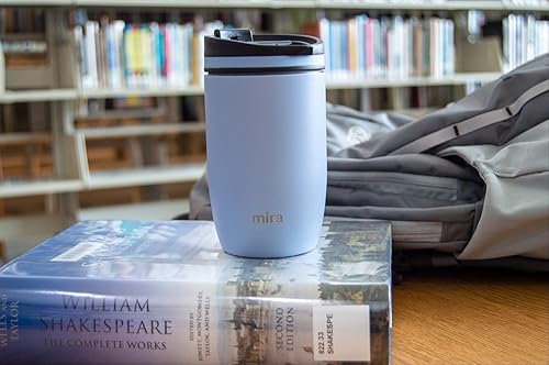 Miniatura 6 de MIRA - Taza de viaje de café aislada de acero inoxidable, modelo Explorer, tapa de rosca, vaso de 12 onzas (11.8 fl oz), olímpico