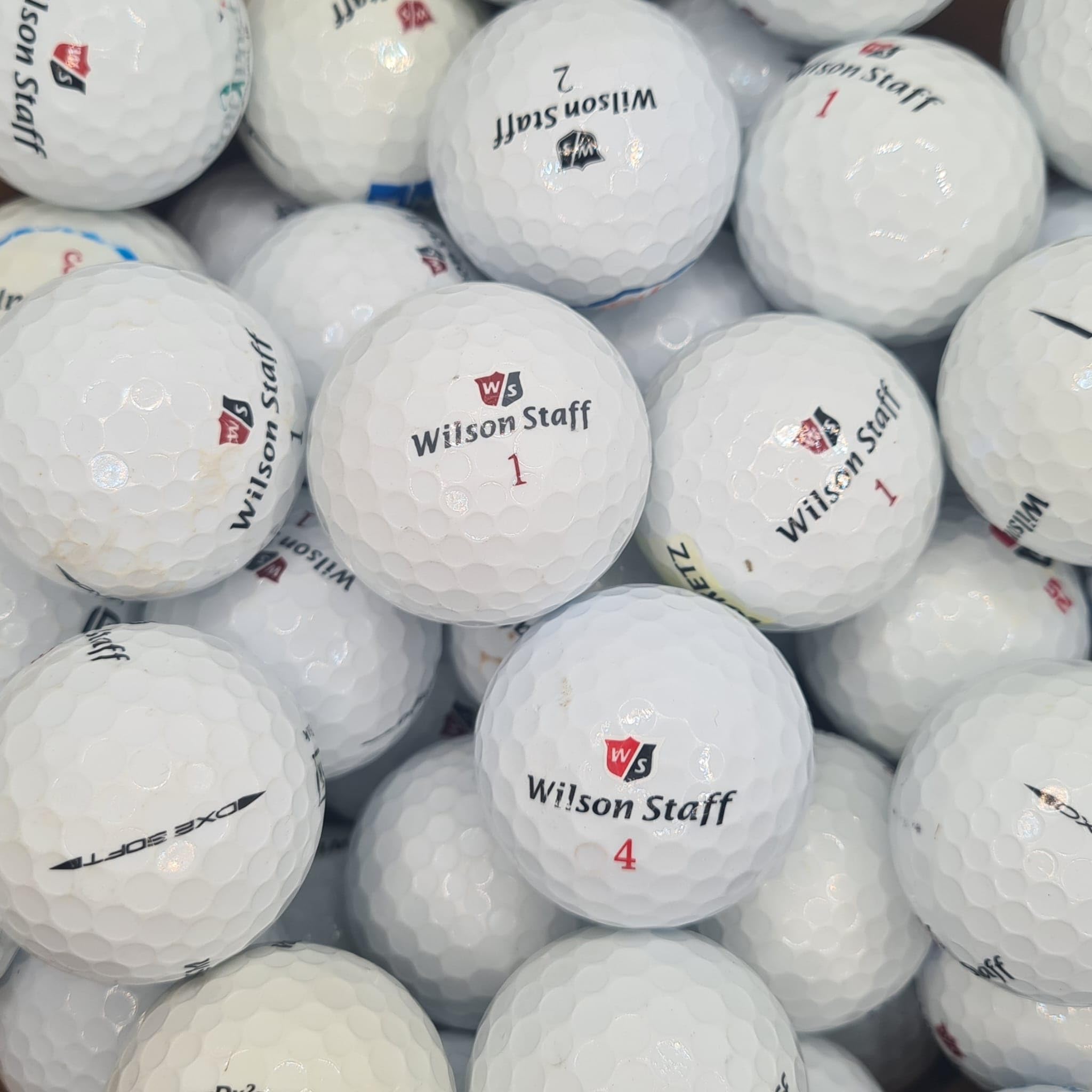 24 Wilson Mix Golf Balls B Grade - Harlech Golf Balls