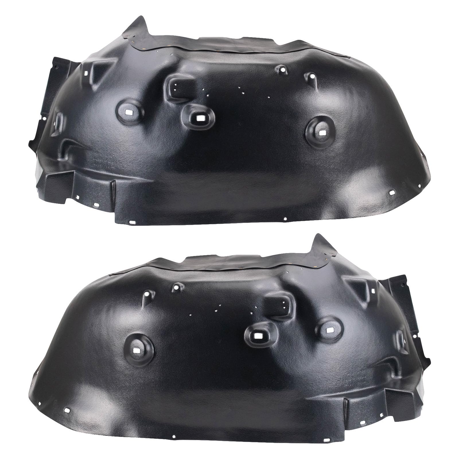 TRQ Front Driver and Passenger Side Inner Fender Liner Set | For 2011-2014 GMC Sierra 2500 HD 2011-2014 Sierra 3500 HD
