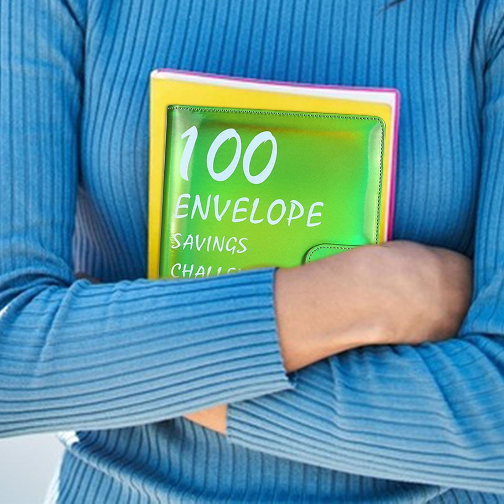 Raccoglitore Risparmio 100 Buste - Sfida Di Budget Con Buste E Penna Per Lavagna - Foto 11