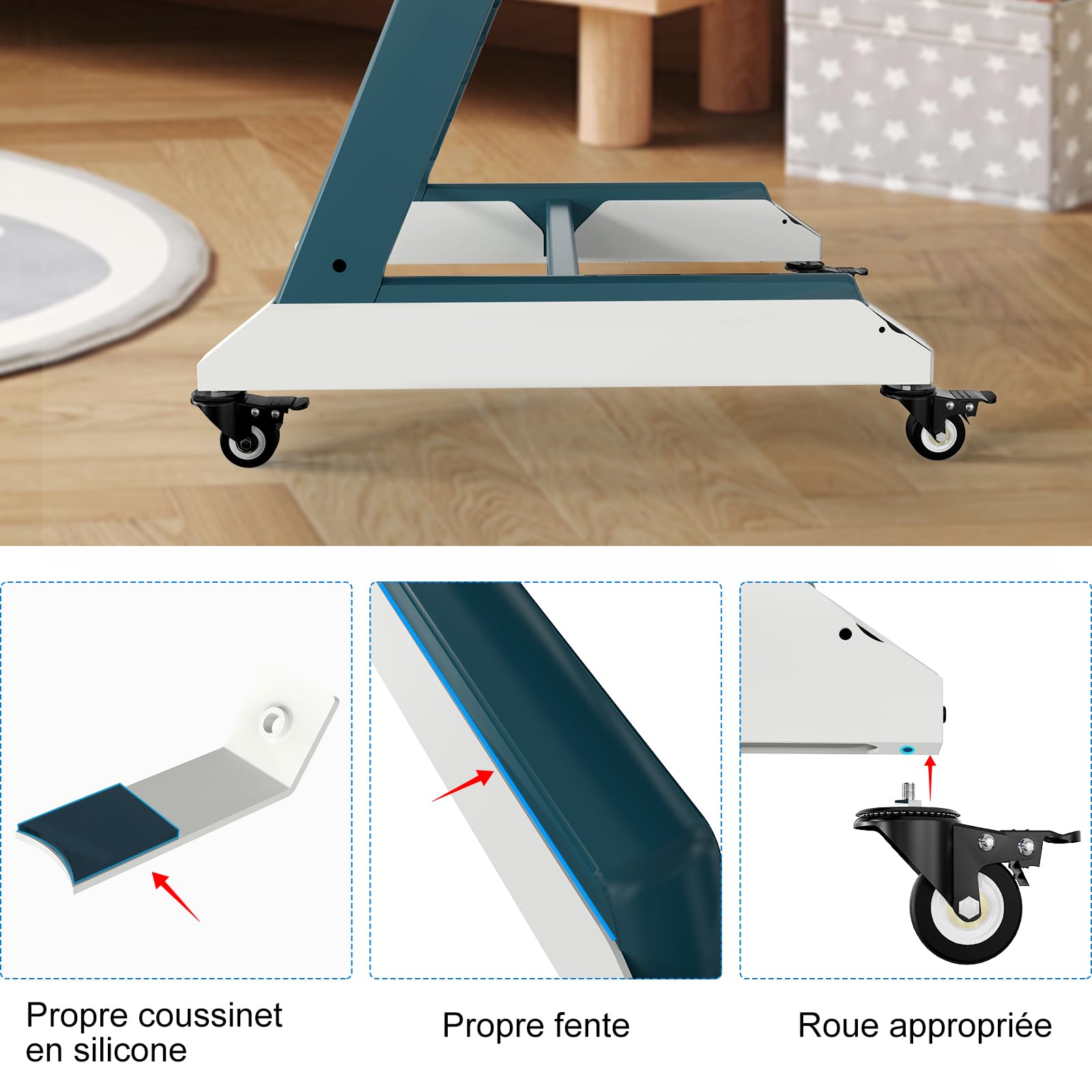 Roues compatibles avec chaise haute Stokke Tripp Trapp sans perçage