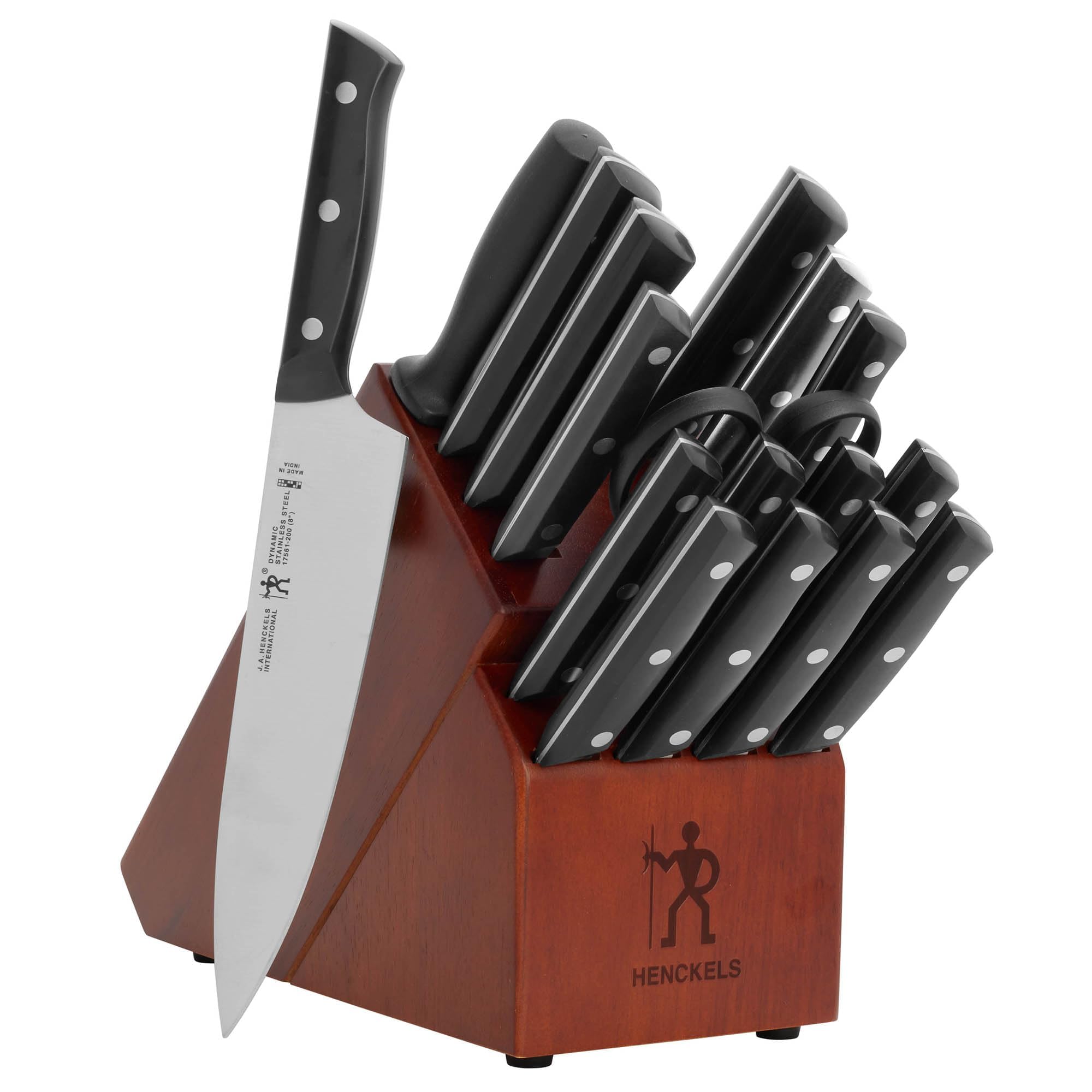 Amazon.com: HENCKELS Dynamic Razor-Sharp 18-pc Knife Block Set
