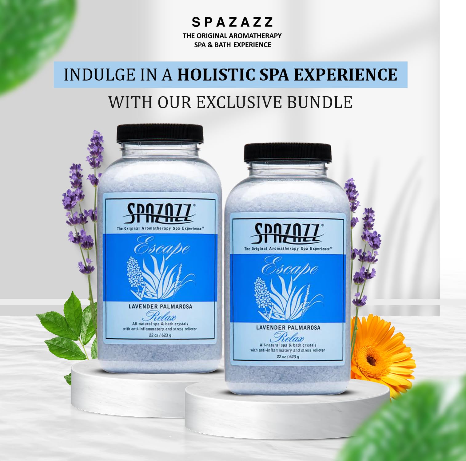 Amazon.com: Spazazz Aromatherapy Hot Tub Crystals – Palmarosa