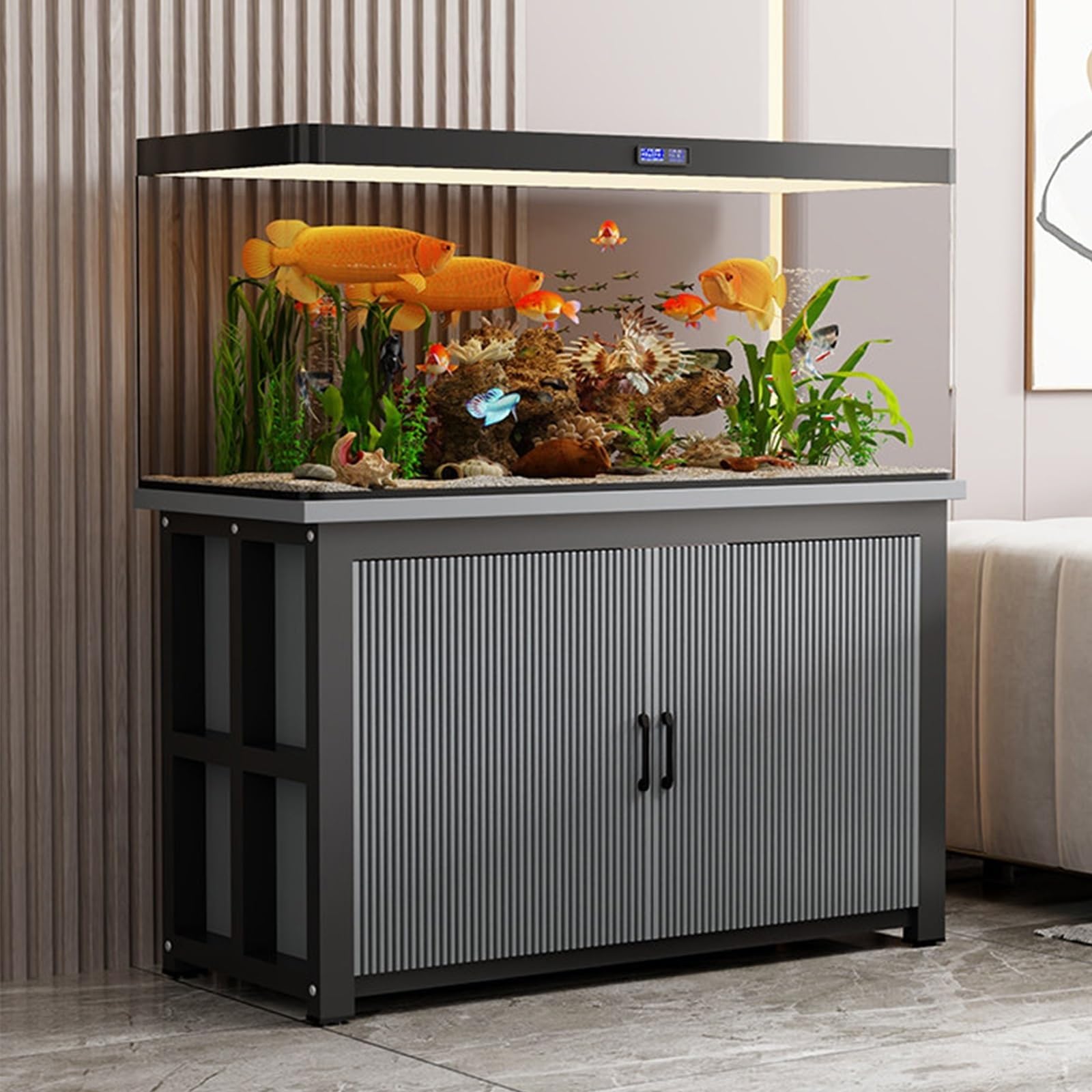 Support de réservoir de reptiles robuste à cadre en acier haute capacité