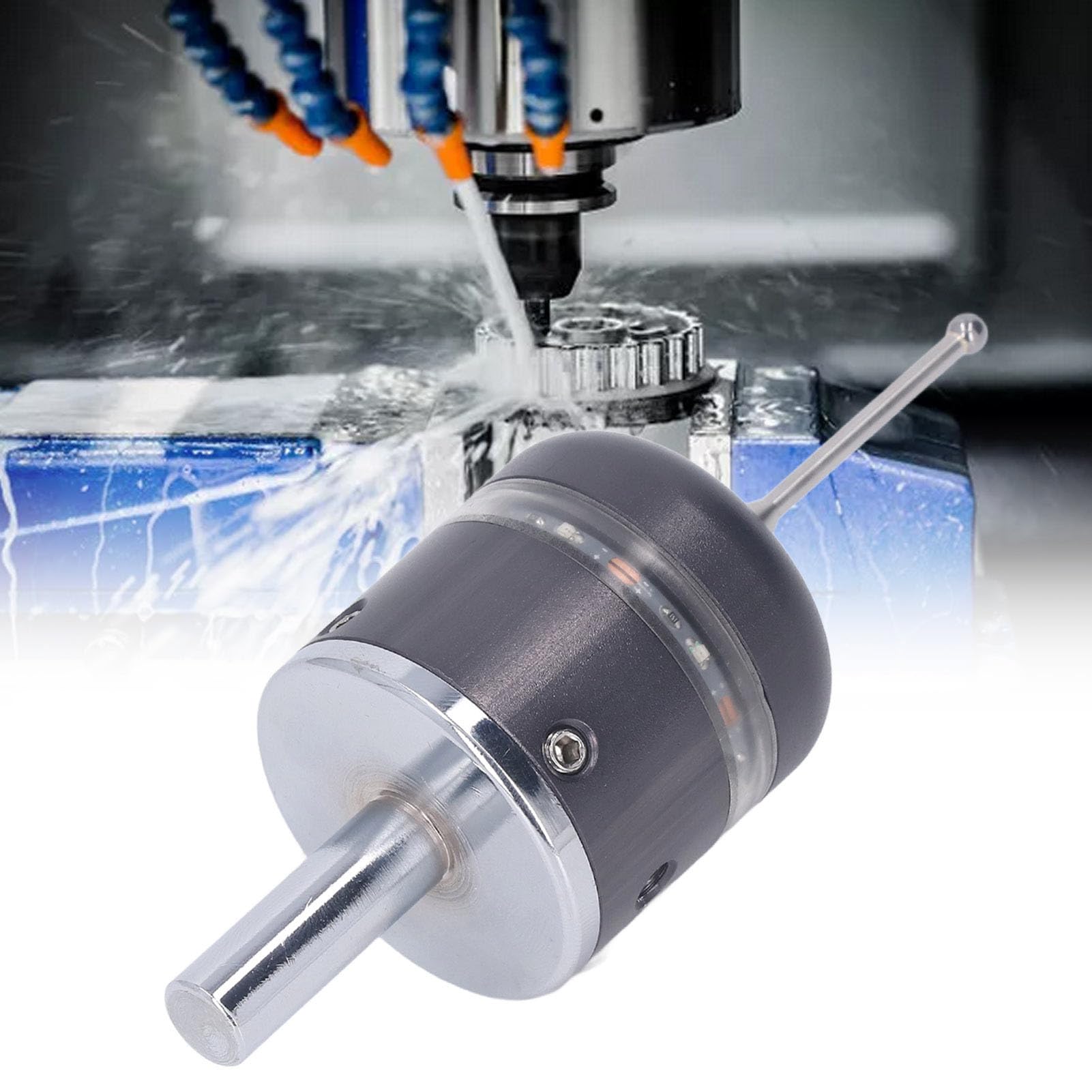 Sonda 3D Finder, Wodoodporna Cyfrowa Sonda Dotykowa, Kierunek Pomiaru Osi X Y Z, ze średnicą Kulki Sondy 4 Mm / 0,16 Cala, do CNC(#2)