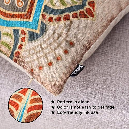 Miniatura 6 de TRENDIN Funda de almohada decorativa de ballena de 18 x 18 pulgadas, decoración náutica de lino para sofá, cama, decoración náutica de vida marina