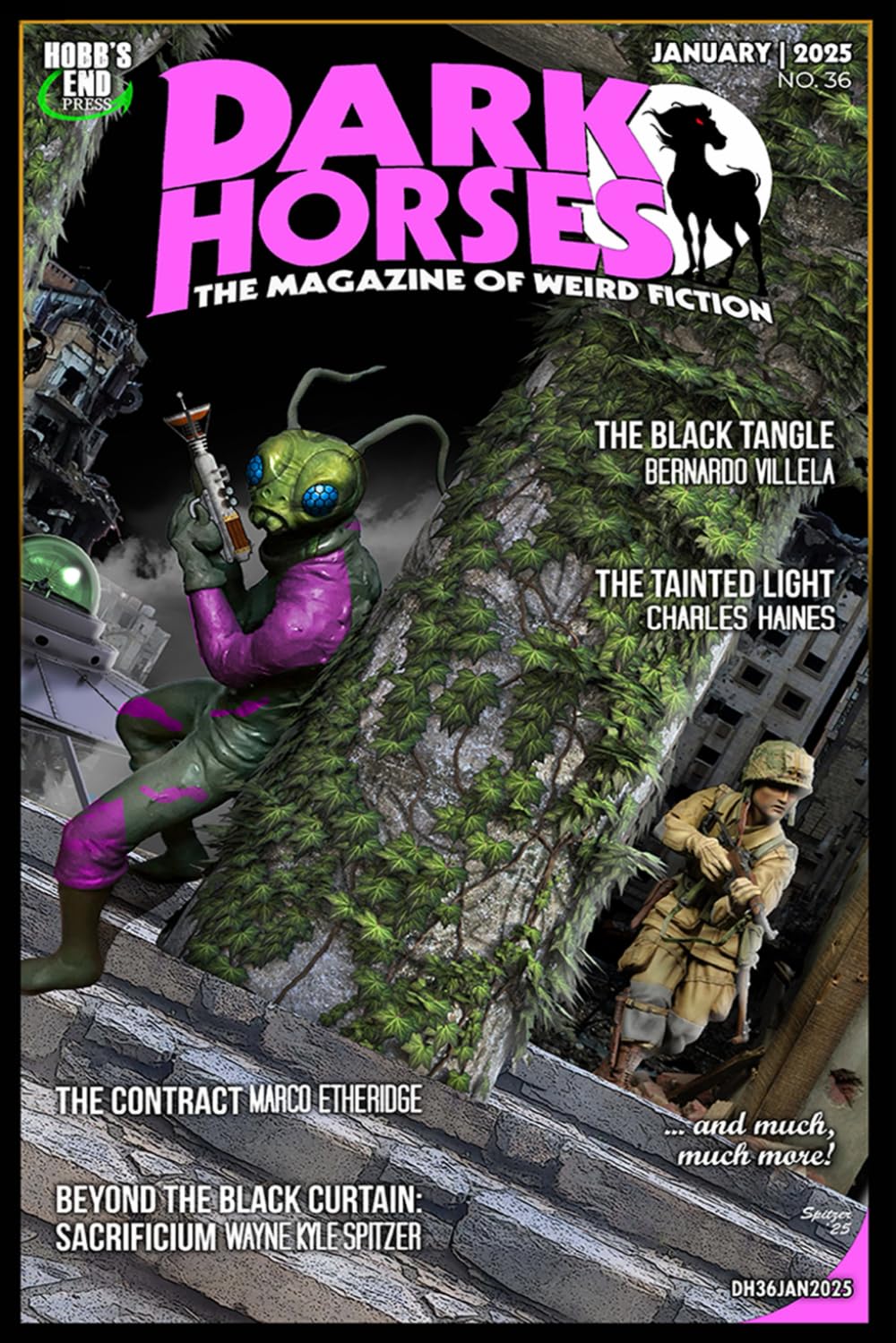 Cover of Dark Horses: The Magazine of Weird Fiction, January 2025