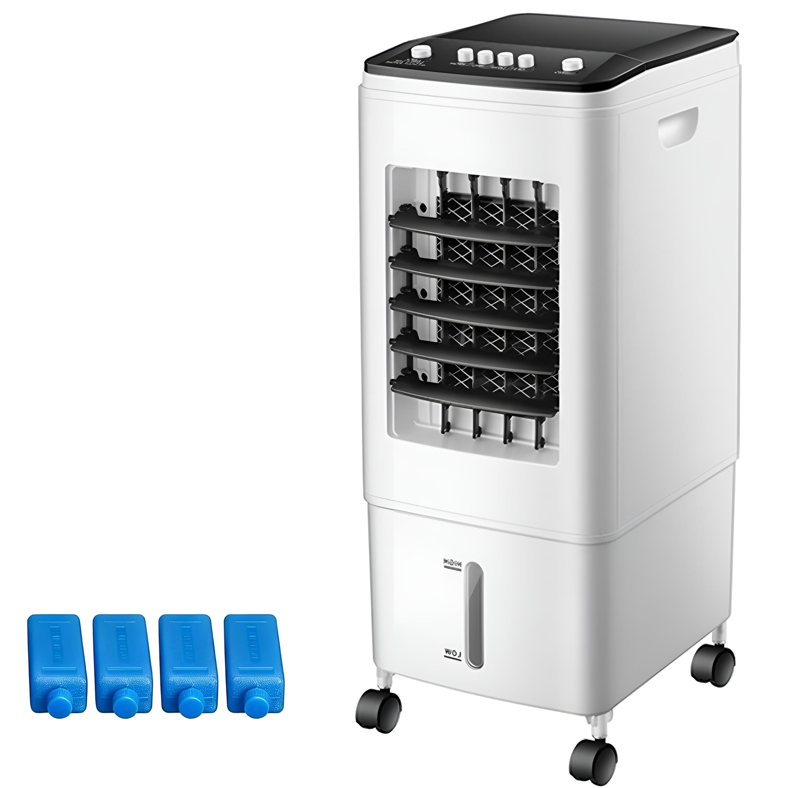 Zihpil Evaporative Air Cooler Fan with Remote Control and 6L Water Tank(Mechanical version)