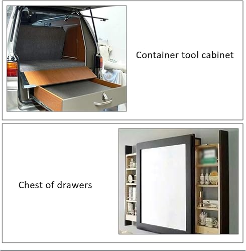 Miniatura 7 de 1 par de diapositivas industriales resistentes para cajón, con montaje lateral, con rodamiento de bolasextensión completa, rodamiento de carga de