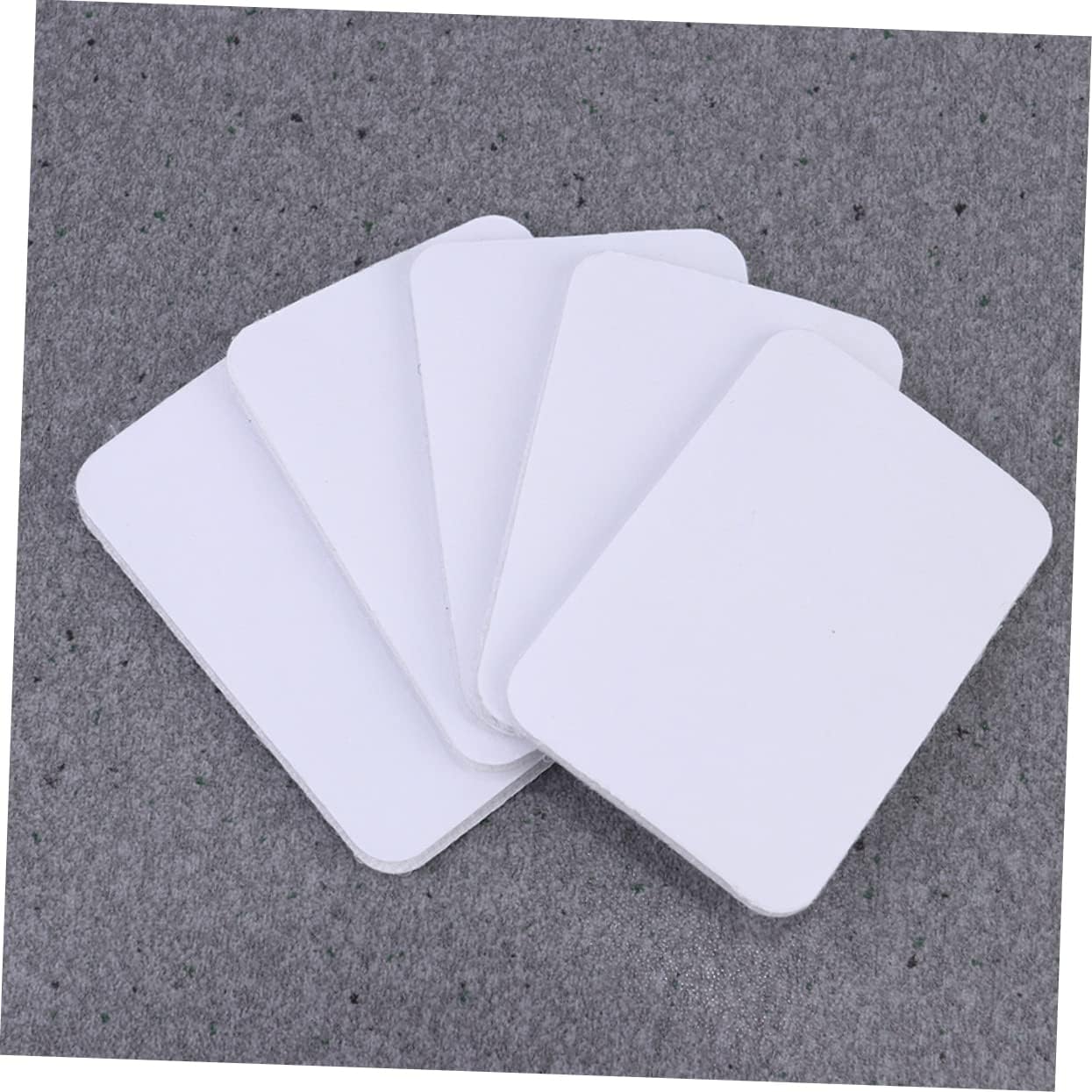 Luxshiny 3sets Nonslip Carpet Stickers Skid Hook and Loop Adhesive Tapes for Rug Fixation White for Hardwood and Tile Floors Prevents Curling and Sliding Living Spaces 30pcs*3