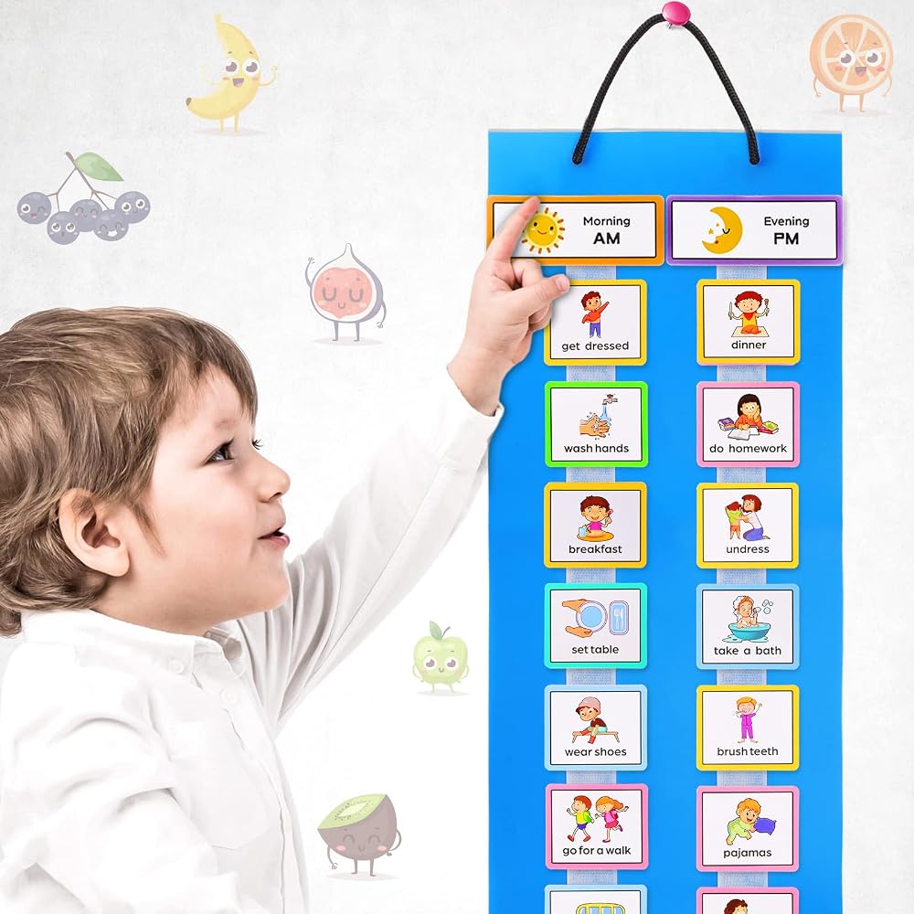 Cheengu CHENGU Visual Schedule for Kids with Autism Toddler Kosovo | Ubuy