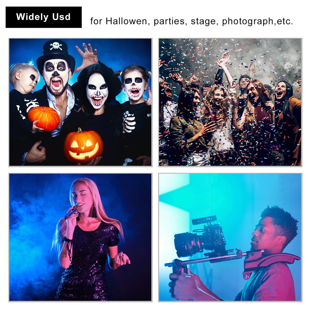 1000W Fog Machine with Timer, Wireless Remote, and Manual Control - Ideal for Halloween, Parties, Stage Performances, Concerts, and Clubs