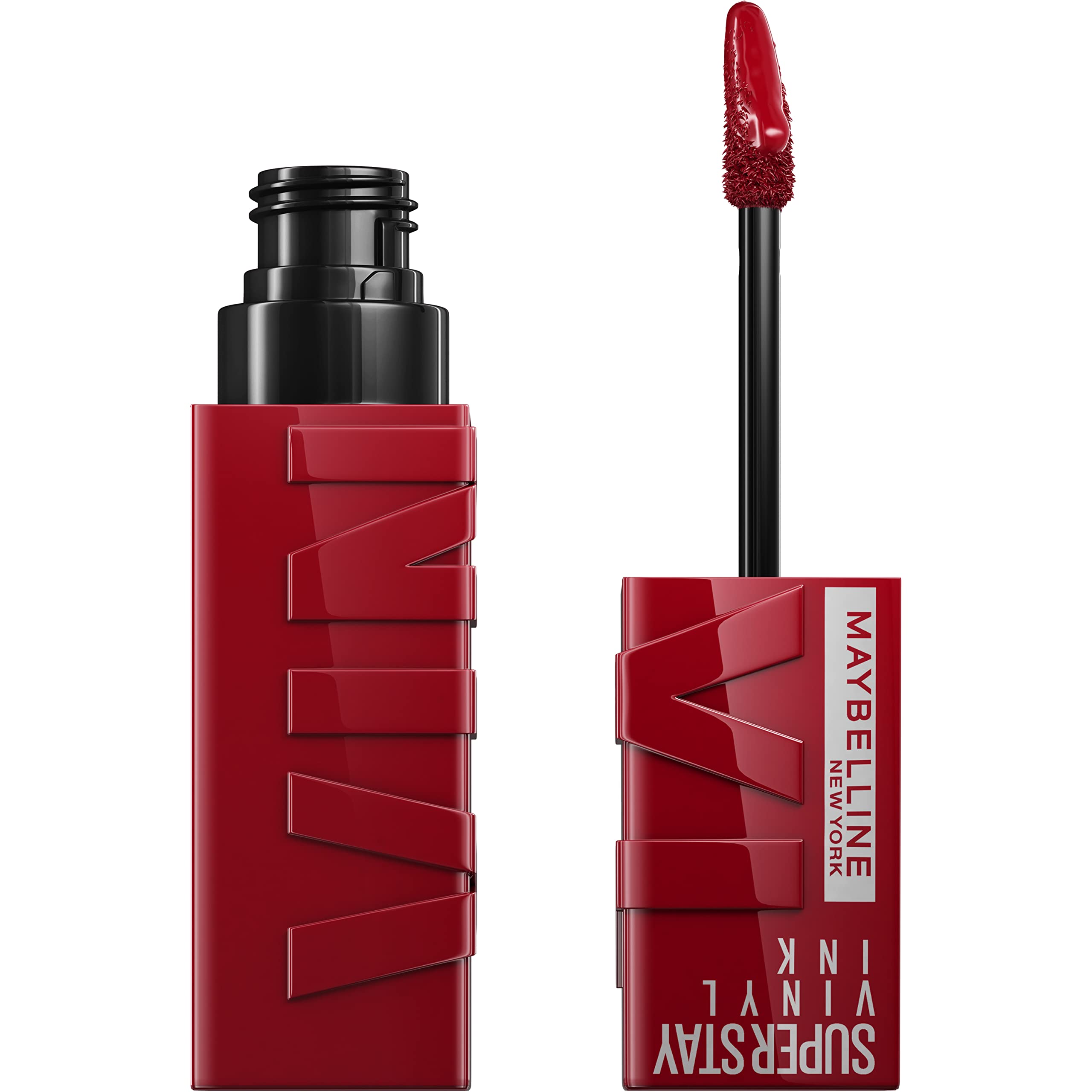 Maybelline New York, Pintalabios efecto Vinilo Superstay Vinyl Ink, Vinilo fijo, Larga Duración, Tono 10 Lippy