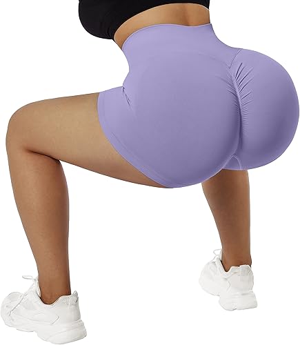 Miniatura 3 de MOSHENGQI Pantalones cortos de entrenamiento para mujer cintura alta gimnasio yoga sin costuras