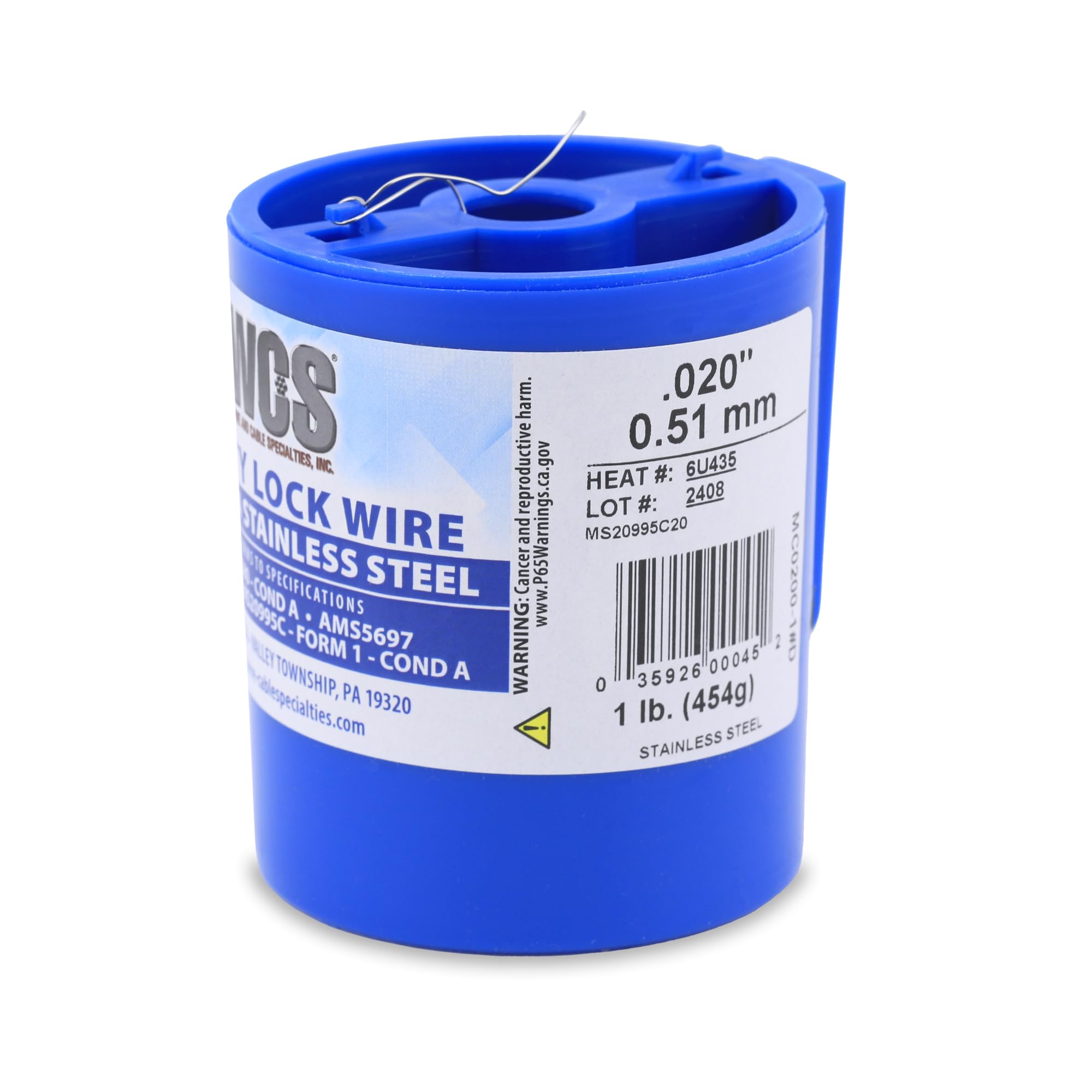 Amazon.co.jp: ロックワイヤー T302/304ステンレス NASM20995 MS20995C