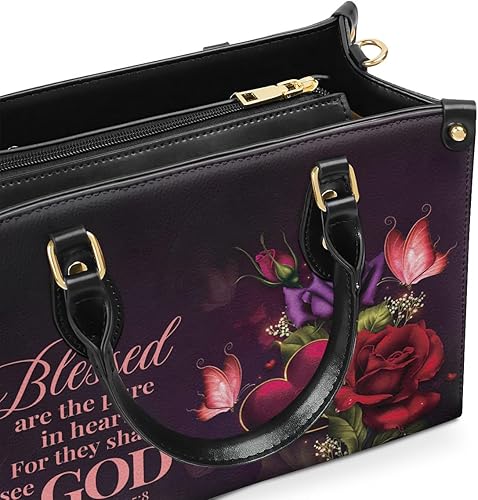 Miniatura 6 de Bolsos de Cuero Jesuspirit para Mujeres - Bolsos de Biblia, Bolso Religioso - Regalos Cristianos para Mujeres - Regalos del Día de la Madre