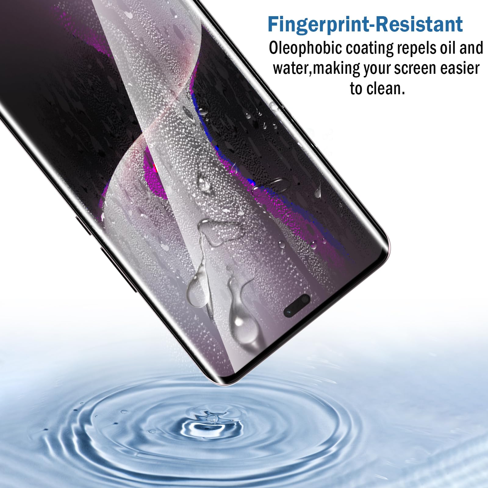 Vanrain Vetro Temperato 3D Per Honor Magic 7 Pro 5G, 2+2 Pezzi Con Protezione Fotocamera, 9H, HD