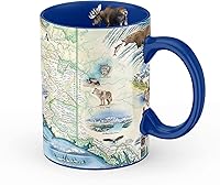 Vista 34 de Xplorer Maps Taza de cerámica con mapa de la isla de San Juan (16 onzas) – Taza de café sin BPA para bebidas calientes y frías – perfecta