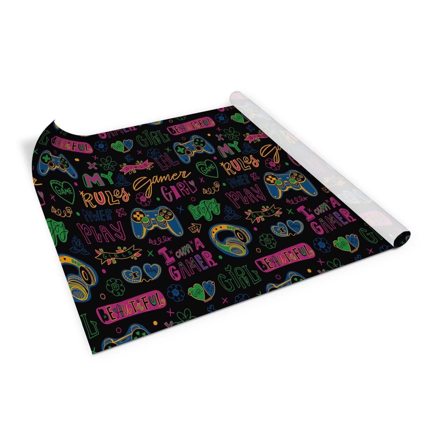 Lámina adhesiva para muebles Coloray alta definición diseño gamer