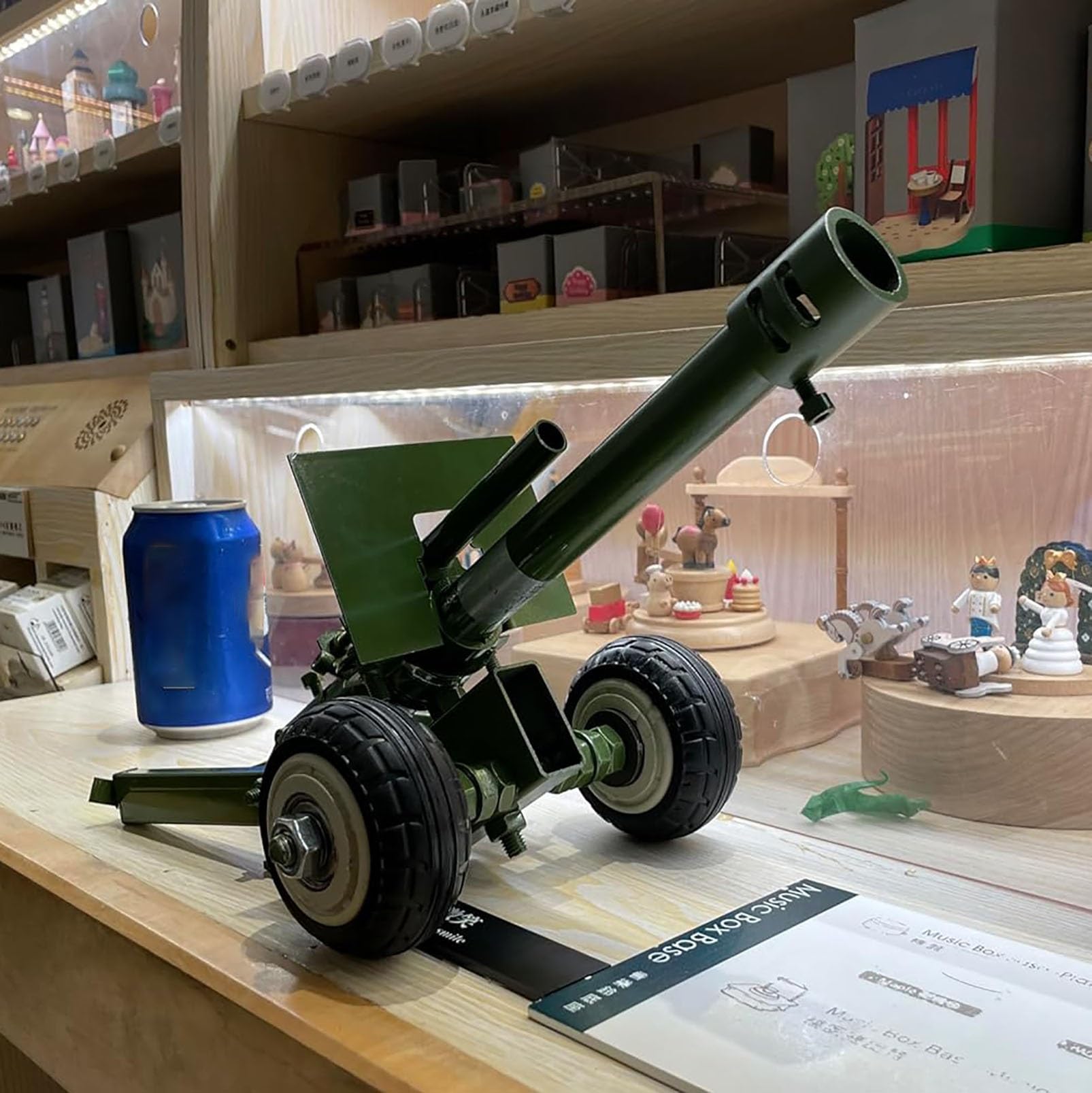 2024Nuovo Cannone Petardo, Modello Cannone Lancia Petardi In Acciaio Inossidabile 304, Modello Artiglieria Italiana Artigianale, Modello Lancia Petardi, Mini Cannone, Ornamenti Da Collezione Di Modell