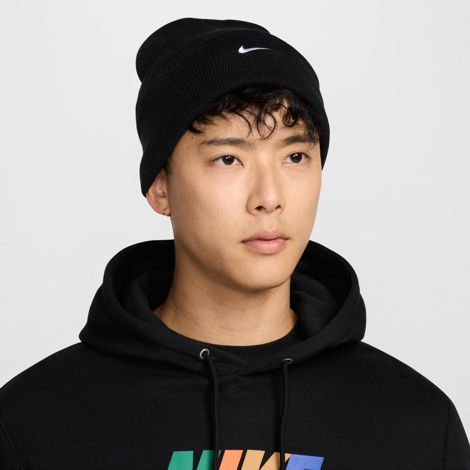 Nike - Nike Peak Swoosh-Beanie, Berretto Swoosh Uomo