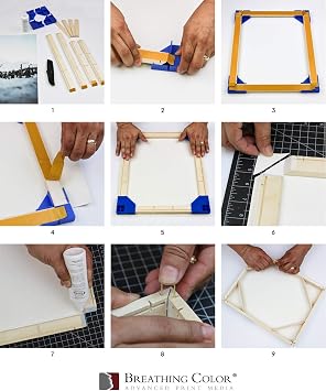Starter Kit for EasyWrappe 1.25 In Canvas Stretcher Bar Gallery Wrap System Contains Everything Needed to Make Perfect Stretched Canvas in a Snap. Just Add EasyWrappe 1.25 Bars Assemble in Minutes