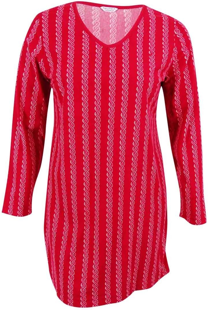 Women's Cable Knit Print Chemise