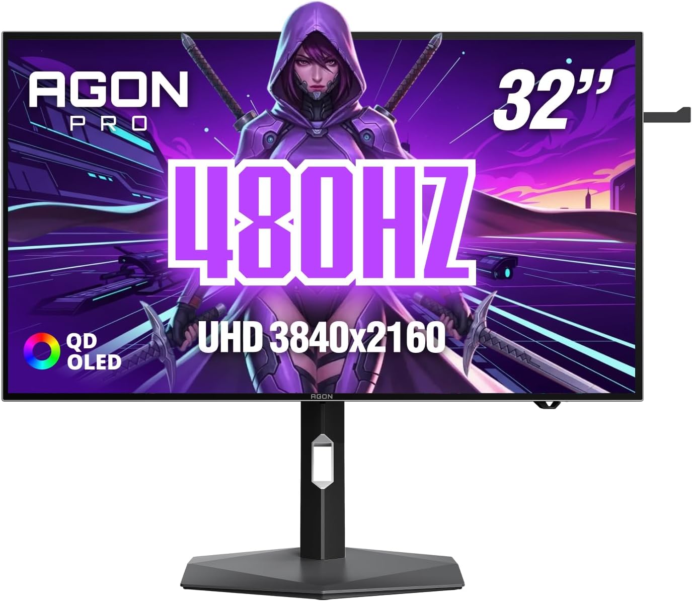 Monitor Gaming 32'' 4K UHD 21:9 OLED 480Hz 0.03ms
